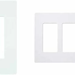 Hot Sale 👍 Claro 1 Gang Decorator/Rocker Wallplate, Gloss, White (1-Pack) | CW-1-WH 🎉 -Lighting & Ceiling Fans Shop 115a8cJ9IL. AC