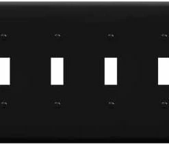 Cheap ✨ Quad Light Switch Wall Plate, Standard Size 4-Gang 4.50" X 8.19", Unbreakable Polycarbonate Thermoplastic, 8814-W, White ⌛ -Lighting & Ceiling Fans Shop 11vaGSzuUsL. AC