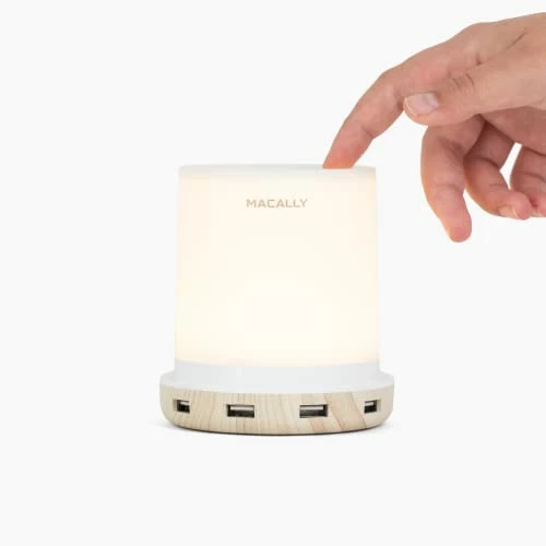 Deals ✨ Table Bedside Lamp With USB Ports - 4 Fast Charging Ports And Touch Control - USB Lamp With Dimmable Light - Perfect As Small Bedside Lamp For Nightstand Or Bedside Night Light Charger USB Wood ✨ 3 Deals ✨ Table Bedside Lamp With USB Ports - 4 Fast Charging Ports And Touch Control - USB Lamp With Dimmable Light - Perfect As Small Bedside Lamp For Nightstand Or Bedside Night Light Charger USB Wood ✨
