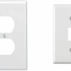 Cheap 🥰 80503-W 1-Gang Duplex Device Receptacle Wallplate, Midway Size, Thermoset, Device Mount, Wh 😍 -Lighting & Ceiling Fans Shop 219v6pKjVmL. AC
