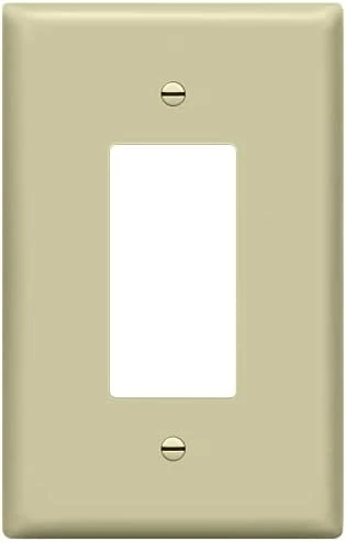 Promo 🎉 Decorator Light Switch Or Receptacle Outlet Wall Plate, Gloss Finish, Size 1-Gang 4.50" X 2.76", Unbreakable Polycarbonate Thermoplastic, UL Listed, 8831-W, White 🔔 17 Promo 🎉 Decorator Light Switch Or Receptacle Outlet Wall Plate, Gloss Finish, Size 1-Gang 4.50" X 2.76", Unbreakable Polycarbonate Thermoplastic, UL Listed, 8831-W, White 🔔 - Image 15