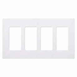 Cheapest ⭐ Claro 4 Gang Decorator/Rocker Wallplate, Gloss, White (1-Pack) | CW-4-WH 🧨