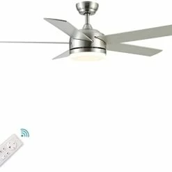 Hot Sale π 52 Inch Black Ceiling Fan With Lights And Remote Control,Dimmable Tri-color Temperatures LED,Quiet Reversible Motor,5 Blades Modern Ceiling Fans For Indoor Or Covered Outdoor Use. Black-52inch π― 18 Hot Sale π 52 Inch Black Ceiling Fan With Lights And Remote Control,Dimmable Tri-color Temperatures LED,Quiet Reversible Motor,5 Blades Modern Ceiling Fans For Indoor Or Covered Outdoor Use. Black-52inch π― -Lighting & Ceiling Fans Shop 21LZO6Lbj5L. AC