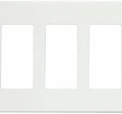 Hot Sale 🌟 80309-SW 2-Gang Decora Plus Wallplate Screwless Snap-On Mount, Wh ✔️ -Lighting & Ceiling Fans Shop 21Mw2soVAL. AC