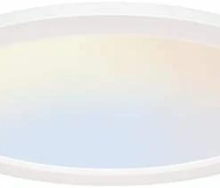 Best Pirce 🤩 13 Inch LED Round Flat Panel Light, 24W 2400lm 3000K/4000K/5000K CCT Selectable, Dimmable Edge-Lit Flush Mount LED Ceiling Light For Kitchen, Bedroom, Laundry And Closet Room, Black Silver ⌛ -Lighting & Ceiling Fans Shop 21NEJ4vcAtL. AC