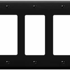 Brand new 💯 Decorator Light Switch Or Receptacle Outlet Wall Plate, Gloss Finish, Size 3-Gang 4.50" X 6.38", Polycarbonate Thermoplastic, 8833-W, White 😉 -Lighting & Ceiling Fans Shop 21QnBiBfpeS. AC