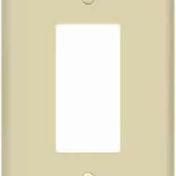 Promo 🎉 Decorator Light Switch Or Receptacle Outlet Wall Plate, Gloss Finish, Size 1-Gang 4.50" X 2.76", Unbreakable Polycarbonate Thermoplastic, UL Listed, 8831-W, White 🔔 29 Promo 🎉 Decorator Light Switch Or Receptacle Outlet Wall Plate, Gloss Finish, Size 1-Gang 4.50" X 2.76", Unbreakable Polycarbonate Thermoplastic, UL Listed, 8831-W, White 🔔 -Lighting & Ceiling Fans Shop 21Yc1423IWS. AC