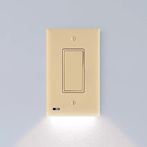 Cheapest 🎁 Ingle - SnapPower SwitchLight - LED Night Light - For Single-Pole Light Switches - Light Switch Plate With LED Night Lights - Adjust Brightness - Auto On/Off Sensor - (Toggle, White) 🛒 15 Cheapest 🎁 Ingle - SnapPower SwitchLight - LED Night Light - For Single-Pole Light Switches - Light Switch Plate With LED Night Lights - Adjust Brightness - Auto On/Off Sensor - (Toggle, White) 🛒 - Image 13