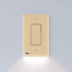 Cheapest 🎁 Ingle - SnapPower SwitchLight - LED Night Light - For Single-Pole Light Switches - Light Switch Plate With LED Night Lights - Adjust Brightness - Auto On/Off Sensor - (Toggle, White) 🛒 28 Cheapest 🎁 Ingle - SnapPower SwitchLight - LED Night Light - For Single-Pole Light Switches - Light Switch Plate With LED Night Lights - Adjust Brightness - Auto On/Off Sensor - (Toggle, White) 🛒 -Lighting & Ceiling Fans Shop 21hHRoCSdL. AC