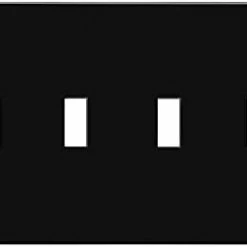 Cheap ✨ Quad Light Switch Wall Plate, Standard Size 4-Gang 4.50" X 8.19", Unbreakable Polycarbonate Thermoplastic, 8814-W, White ⌛ -Lighting & Ceiling Fans Shop 21ijgaXYRUL. AC