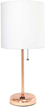 Best Sale ❤️ LT2024-NAV Stick Charging Outlet Table Lamp, Brushed Steel Base/Navy Shad ✔️ 11 Best Sale ❤️ LT2024-NAV Stick Charging Outlet Table Lamp, Brushed Steel Base/Navy Shad ✔️ - Image 9