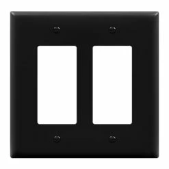 Hot Sale ⌛ Decorator Light Switch Or Receptacle Outlet Wall Plate, Gloss Finish, Size 2-Gang 4.50" X 4.57", Unbreakable Polycarbonate Thermoplastic, UL Listed, 8832-W, White 🎉 -Lighting & Ceiling Fans Shop 21n7YBAZVES