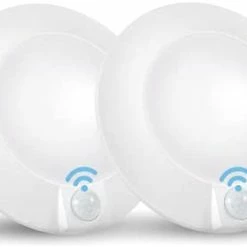 Buy ⭐ Motion Sensor Ceiling Light, 120V CRI90 10W 5000K Bright Day Light,6.5 Inch LED Flush Mount Round Lighting Fixture For Garage,Walk-in Closet,Attic,Pantry Wet Location White Finish 🎁 -Lighting & Ceiling Fans Shop 21oB5bjKYAS. AC