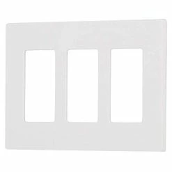 Outlet 🔥 Claro 3 Gang Decorator/Rocker Wallplate, Gloss, White (1-Pack) | CW-3-WH 🔥 -Lighting & Ceiling Fans Shop 21qrhTOWjvL