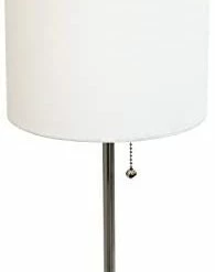 Best Sale ❤️ LT2024-NAV Stick Charging Outlet Table Lamp, Brushed Steel Base/Navy Shad ✔️ 28 Best Sale ❤️ LT2024-NAV Stick Charging Outlet Table Lamp, Brushed Steel Base/Navy Shad ✔️ -Lighting & Ceiling Fans Shop 31 U30vUWpL. AC