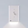 Cheapest 🎁 Ingle - SnapPower SwitchLight - LED Night Light - For Single-Pole Light Switches - Light Switch Plate With LED Night Lights - Adjust Brightness - Auto On/Off Sensor - (Toggle, White) 🛒