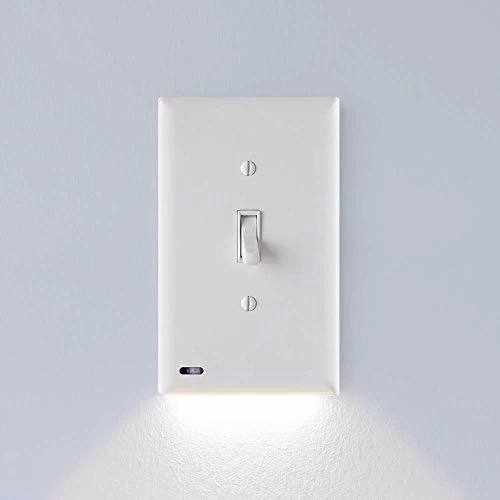Cheapest 🎁 Ingle - SnapPower SwitchLight - LED Night Light - For Single-Pole Light Switches - Light Switch Plate With LED Night Lights - Adjust Brightness - Auto On/Off Sensor - (Toggle, White) 🛒 3 Cheapest 🎁 Ingle - SnapPower SwitchLight - LED Night Light - For Single-Pole Light Switches - Light Switch Plate With LED Night Lights - Adjust Brightness - Auto On/Off Sensor - (Toggle, White) 🛒
