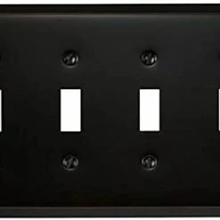 New ❤️ Amerelle 163TDB Century Wallplate, 1 Toggle, Aged Bronze 👏 -Lighting & Ceiling Fans Shop 313Km7A59jS. AC