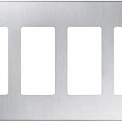 Cheapest ⭐ Claro 4 Gang Decorator/Rocker Wallplate, Gloss, White (1-Pack) | CW-4-WH 🧨 -Lighting & Ceiling Fans Shop 313nVZ4lGlL. AC