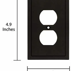 Best Pirce ๐ฏ Modern Edge Decorative Wall Plate Switch Plate Outlet Cover, Durable Solid Zinc Alloy (Single Duplex 2PK, Matte Black) ๐ฏ 19 Best Pirce ๐ฏ Modern Edge Decorative Wall Plate Switch Plate Outlet Cover, Durable Solid Zinc Alloy (Single Duplex 2PK, Matte Black) ๐ฏ -Lighting & Ceiling Fans Shop 314bJqDWwvL