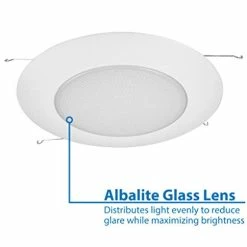 Deals π NICOR Lighting 6 Inch White Recessed Shower Trim With Albalite Lens (17505) π€© 14 Deals π NICOR Lighting 6 Inch White Recessed Shower Trim With Albalite Lens (17505) π€© -Lighting & Ceiling Fans Shop 318r3bFNyAL