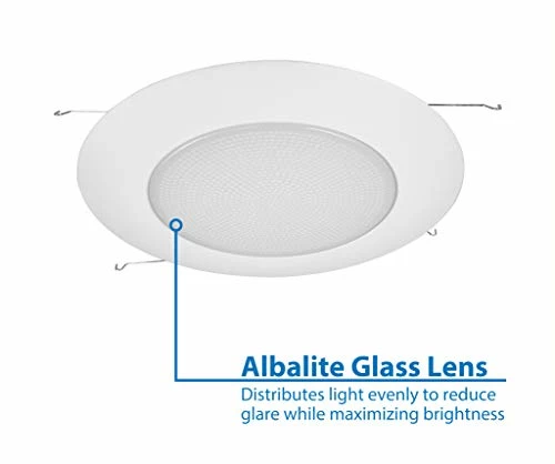 Deals π NICOR Lighting 6 Inch White Recessed Shower Trim With Albalite Lens (17505) π€© 5 Deals π NICOR Lighting 6 Inch White Recessed Shower Trim With Albalite Lens (17505) π€© - Image 3