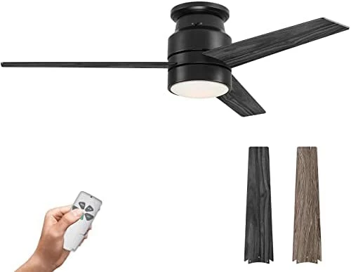 Outlet π Warmiplanet Flush Mount Ceiling Fan With Lights Remote Control, 52-Inch, Brushed Nickel (3-Blades) Black π 8 Outlet π Warmiplanet Flush Mount Ceiling Fan With Lights Remote Control, 52-Inch, Brushed Nickel (3-Blades) Black π - Image 6