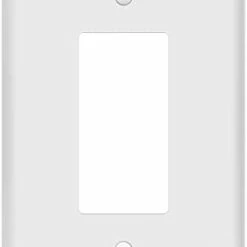 Promo 🎉 Decorator Light Switch Or Receptacle Outlet Wall Plate, Gloss Finish, Size 1-Gang 4.50" X 2.76", Unbreakable Polycarbonate Thermoplastic, UL Listed, 8831-W, White 🔔 30 Promo 🎉 Decorator Light Switch Or Receptacle Outlet Wall Plate, Gloss Finish, Size 1-Gang 4.50" X 2.76", Unbreakable Polycarbonate Thermoplastic, UL Listed, 8831-W, White 🔔 -Lighting & Ceiling Fans Shop 319l1JlgheL. AC