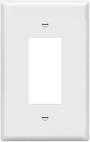 Promo 🎉 Decorator Light Switch Or Receptacle Outlet Wall Plate, Gloss Finish, Size 1-Gang 4.50" X 2.76", Unbreakable Polycarbonate Thermoplastic, UL Listed, 8831-W, White 🔔 16 Promo 🎉 Decorator Light Switch Or Receptacle Outlet Wall Plate, Gloss Finish, Size 1-Gang 4.50" X 2.76", Unbreakable Polycarbonate Thermoplastic, UL Listed, 8831-W, White 🔔 - Image 14