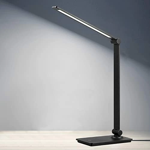 Buy π LED Desk Lamp, Touch Control Desk Lamp With 3 Levels Brightness, Dimmable Office Lamp With Adjustable Arm, Foldable Table Desk Lamp For Table Bedroom Bedside Office Study, 5000K, 8W, Black π₯° 9 Buy π LED Desk Lamp, Touch Control Desk Lamp With 3 Levels Brightness, Dimmable Office Lamp With Adjustable Arm, Foldable Table Desk Lamp For Table Bedroom Bedside Office Study, 5000K, 8W, Black π₯° - Image 7