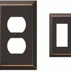 Flash Sale 🥰 Amerelle 163DDB Century Wallplate, 1 Duplex, Steel, Aged Bronze, 1-Pack 😉 -Lighting & Ceiling Fans Shop 31CqGh2nRSL. AC