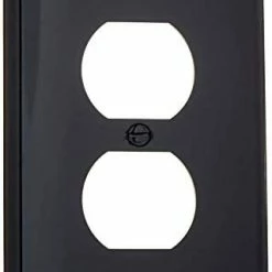 Best reviews of ⌛ Leviton PJ8-E 1-Gang, 1-Duplex, Midway Nylon Wallplate, Midway Size, Black, 1 Pack 😍 -Lighting & Ceiling Fans Shop 31E3h1I9ShL. AC
