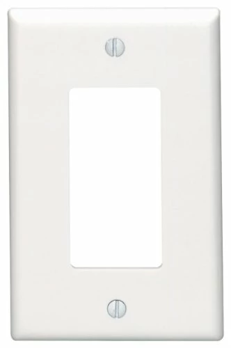 Outlet π Leviton 80601-W 1-Gang Decora/GFCI Device Wallplate, Midway Size, Thermoset, Device Mount, White π 3 Outlet π Leviton 80601-W 1-Gang Decora/GFCI Device Wallplate, Midway Size, Thermoset, Device Mount, White π