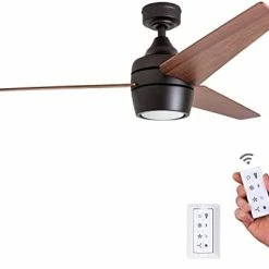 Cheapest 🌟 Eamon - 52-in Modern Indoor Fan With Remote Control - LED Ceiling Fan With Light - Modern Room Fan With Dual Finish Blades - Model 50603-01 (Bronze) 🌟 -Lighting & Ceiling Fans Shop 31EYZRd bSL. AC
