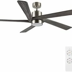 Budget ✔️ 64 Inch DC Ceiling Fan With Lights And Remote Control, 5 Reversible Carved Wood Blades, 6-Speed Noiseless DC Motor, Modern Ceiling Fan In Brass Finish With Balck Blades, ETL Listed Black ✔️ -Lighting & Ceiling Fans Shop 31FYb6a2TwL. AC