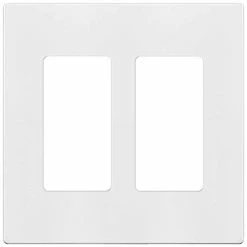 Best reviews of 🤩 SI8832-W-STICKER Screwless Decorator Wall Plates Child Safe Outlet Covers, Size 2-Gang 4.68" H X 4.73” L, Unbreakable Polycarbonate Thermoplastic, SI8832-W, Glossy, White ⌛