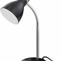 Flash Sale 👏 Metal Desk Lamp, Eye-Caring Table Lamp, Study Lamps With Flexible Goose Neck For Bedroom And Office (Sandy Black) 🎉 -Lighting & Ceiling Fans Shop 31GqLxVMIXL. AC