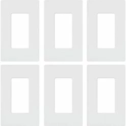 Hot Sale 👍 Claro 1 Gang Decorator/Rocker Wallplate, Gloss, White (1-Pack) | CW-1-WH 🎉 -Lighting & Ceiling Fans Shop 31IHC1cYGfL. AC