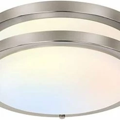Buy 🔥 13 Inch Flush Mount LED Ceiling Light Fixture, 2700K/3000K/3500K/4000K/5000K Adjustable Ceiling Lights, Brushed Nickel Saturn Dimmable Lighting For Hallway Bathroom Kitchen Or Stairwell, ETL Listed Oil Rubbed Bronze.2 ⭐ -Lighting & Ceiling Fans Shop 31J0aqCCM6L. AC