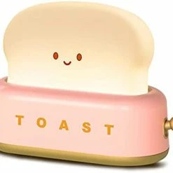 Hot Sale 👏 Desk Decor Toaster Lamp, Rechargeable Small Lamp With Smile Face Toast Bread Cute Toaster Shape Room Decor Night Light For Bedroom, Bedside, Living Room, Dining, Desk Decorations, Gift (Green) 🎁 -Lighting & Ceiling Fans Shop 31M1yMNr6BL. AC