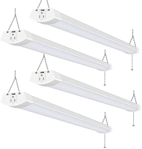 Top 10 β 4 Pack 4FT LED Shop Light, Linkable Utility Shop Lights, 42W, 5000K Daylight White Shop Light For Garages, Workshops,Hanging Or FlushMount, Power Cord With Pull Chain Switch, ETL π 10 Top 10 β 4 Pack 4FT LED Shop Light, Linkable Utility Shop Lights, 42W, 5000K Daylight White Shop Light For Garages, Workshops,Hanging Or FlushMount, Power Cord With Pull Chain Switch, ETL π - Image 8