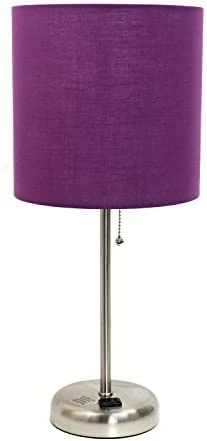 Best Sale ❤️ LT2024-NAV Stick Charging Outlet Table Lamp, Brushed Steel Base/Navy Shad ✔️ 16 Best Sale ❤️ LT2024-NAV Stick Charging Outlet Table Lamp, Brushed Steel Base/Navy Shad ✔️ - Image 14