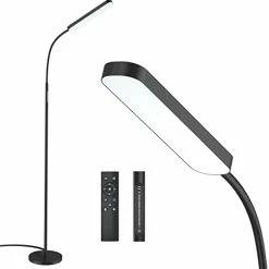 Coupon ✔️ Led Floor Lamp With 4 Color Temperature And Stepless Dimmer, Remote And Touch Control Floor Lamp, Adjustable Gooseneck Standing Lamp For Living Room 1. Matte Black ⌛ -Lighting & Ceiling Fans Shop 31OiulQeT0L. AC