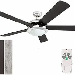 Top 10 ⌛ 52 Inch Modern Style Indoor Ceiling Fan With Dimmable Light Kit And Remote Control, Reversible Blades And Motor, ETL Listed 110V Ceiling Fans For Living Room, Bedroom, Basement, Kitchen, Matte Black 🎁 -Lighting & Ceiling Fans Shop 31PcplWGRzS. AC