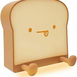 Brand new 🛒 Cute Night Light Toast Bread LED Night Lamp With Rechargeable And Timer, Portable Bedroom Bedside Bed Lamp 🥳 Birthday Gifts Ideas For Tween Teenage Teenager Teen 👧 Girls Boy Kids 👩 Women 🥰 -Lighting & Ceiling Fans Shop 31SPyGayQdS. AC