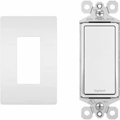 Cheapest 😍 Legrand Radiant Screwless Wall Plates For Decorator Rocker Outlets, 1-Gang, White, RWP26WCC10 ❤️ -Lighting & Ceiling Fans Shop 31TaY2NDpsL. AC