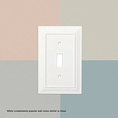 Flash Sale โ๏ธ W35241-PW-C Classic Architecture Single Switch Wall Plate/Switch Plate/Cover, White ๐ 7 Flash Sale โ๏ธ W35241-PW-C Classic Architecture Single Switch Wall Plate/Switch Plate/Cover, White ๐ - Image 5