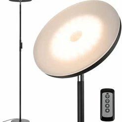 Cheapest 🤩 Floor Lamp,30W/2400LM Sky LED Modern Torchiere 3 Color Temperatures Super Bright Floor Lamps-Tall Standing Pole Light With Remote & Touch Control For Living Room,Bed Room,Office (Black) 🌟 -Lighting & Ceiling Fans Shop 31W3rwRooPL. AC