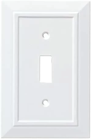 Flash Sale โ๏ธ W35241-PW-C Classic Architecture Single Switch Wall Plate/Switch Plate/Cover, White ๐ 9 Flash Sale โ๏ธ W35241-PW-C Classic Architecture Single Switch Wall Plate/Switch Plate/Cover, White ๐ - Image 7