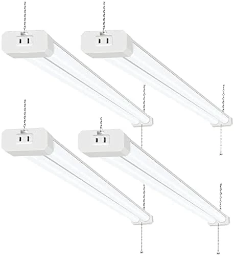 Top 10 β 4 Pack 4FT LED Shop Light, Linkable Utility Shop Lights, 42W, 5000K Daylight White Shop Light For Garages, Workshops,Hanging Or FlushMount, Power Cord With Pull Chain Switch, ETL π 8 Top 10 β 4 Pack 4FT LED Shop Light, Linkable Utility Shop Lights, 42W, 5000K Daylight White Shop Light For Garages, Workshops,Hanging Or FlushMount, Power Cord With Pull Chain Switch, ETL π - Image 6